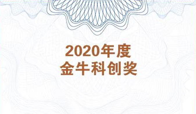 再获市场嘉许！pg电子娱乐荣膺2020年度“金牛科创奖”